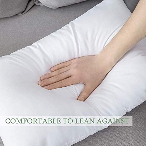 MIULEE Pillow Insert 12x20 Inch Decorative Cushion Filler