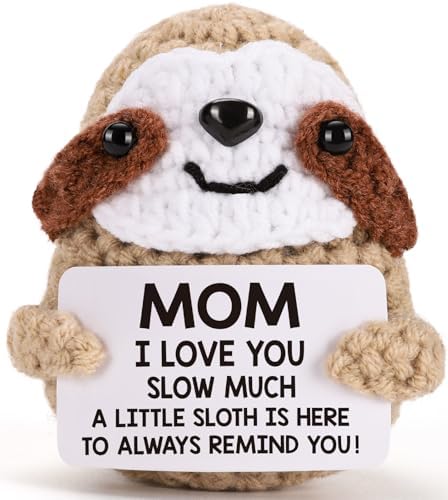 MBL Funny Sloth Gift for Mom - Handmade Crochet