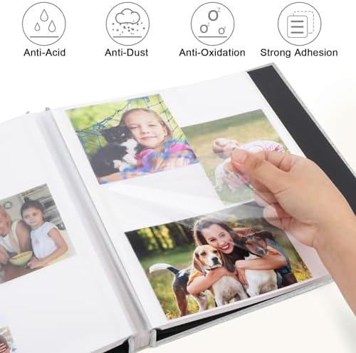 Zesthouse Photo Album with Magnetic Pages and Self-Adhesive Design
