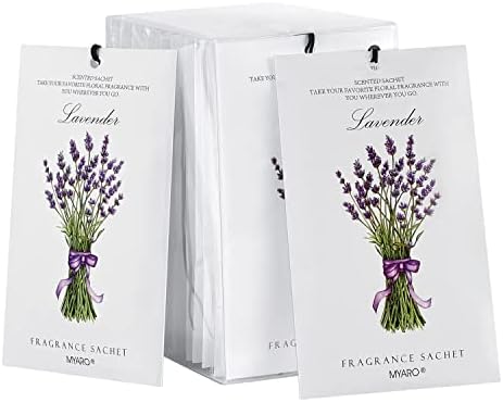 MYARO 12-Pack Lavender Scented Sachets for Home