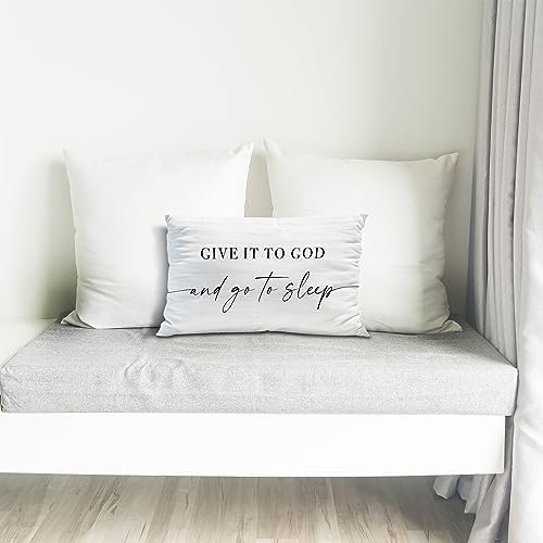 Knibeo 12x20 Flannel Pillow Cover White