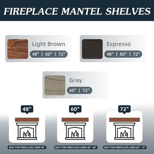 Create a Cozy Atmosphere with 48 Rustic Cedar Fireplace Mantel