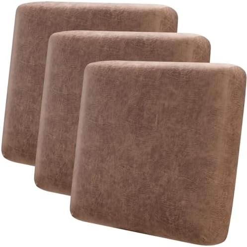 Fuloon Stretch Seat Cushion Covers 3 Pcs