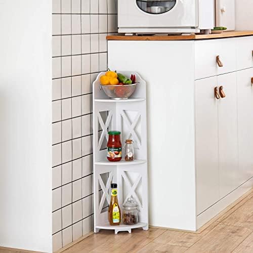 Corner Shelf Stand for Small Spaces Waterproof and Durable