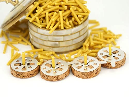 Beeswax Candle Wicks for Vigil Oil Lamps