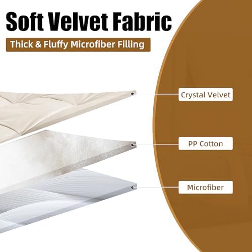 HOMBYS Floor Lounger Pillow 62x27 Beige