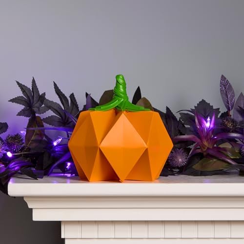 National Tree Company Halloween Origami Pumpkin 6 Inch
