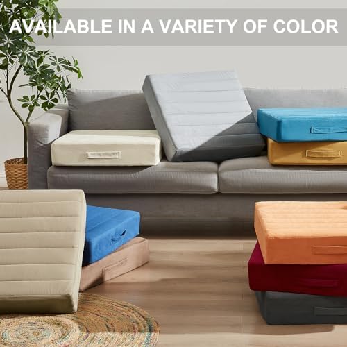 JKMAX 22 Inch Floor Pillow - Thick Foam Soft Tufted Cover 1