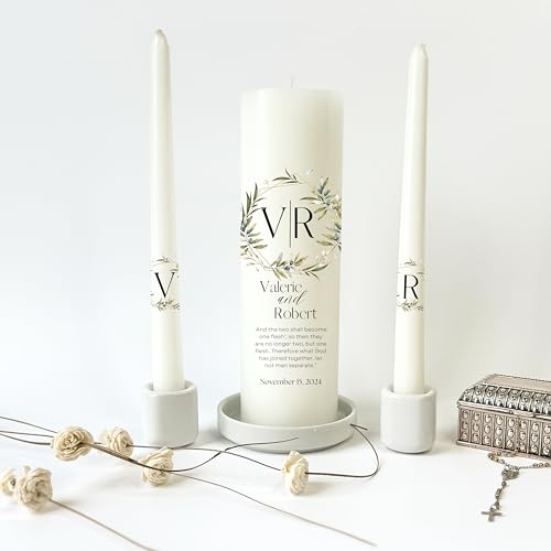 LIGHTIT STUDIO Unity Candles Wedding Set