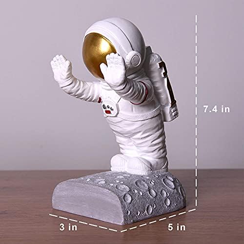 Joyvano Astronaut Bookends - Space Theme Book Holders for Kids and Adults