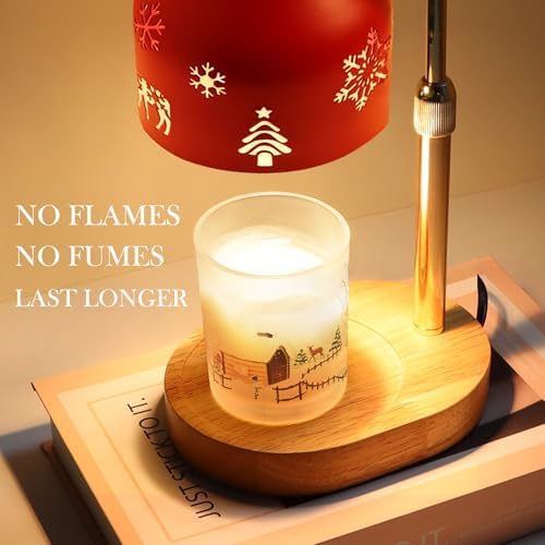 Loowoko Candle Warmer Lamp 2 Bulbs Dimmable with Timer
