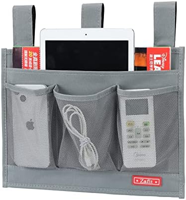 Zafit Hanging Bedside Caddy with 4 Pockets - Grey 1