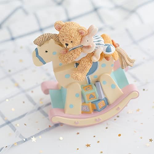Love for You Music Box Bear Rabbit Rocking Horse