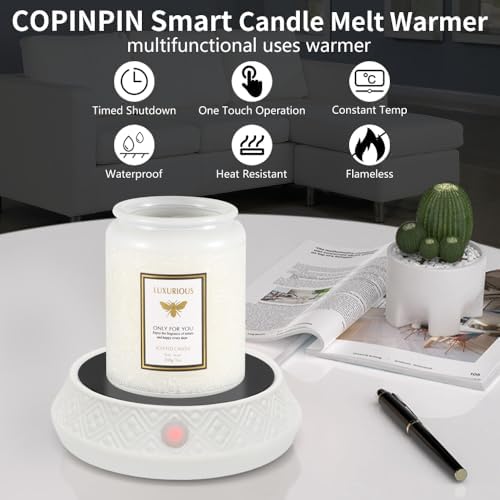 COPINPIN Candle Warmer with Timer and Auto Shut-Off
