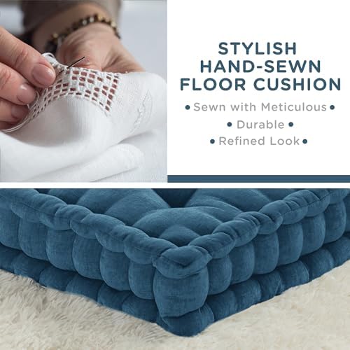 Codi INNA Floor Pillow Navy 2 Pack