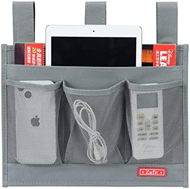 Zafit Hanging Bedside Caddy with 4 Pockets - Grey 1