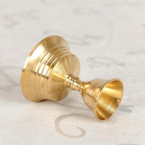 HOLIDYOYO Copper Candle Holder Ghee Lamp Stand