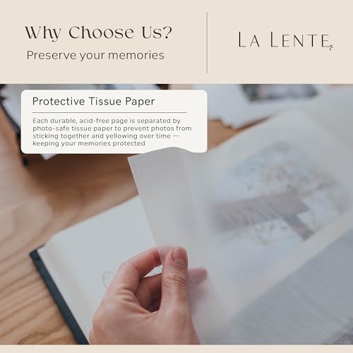 La Lente Premium Scrapbook Album 100 Pages 500 Photos