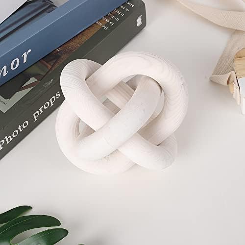 DEERWIN Wood Knot Chain Link Decor 3-Link