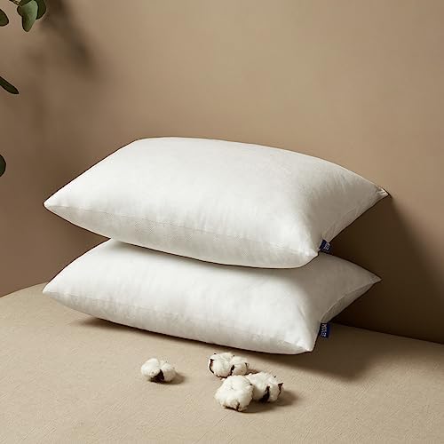 MIULEE 12x20 Pillow Inserts Set of 2 Fluffy Lumbar