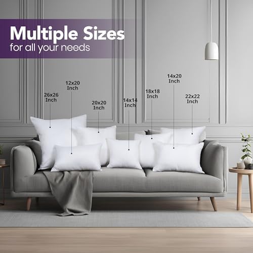 Utopia Bedding Throw Pillow Insert Pack of 2