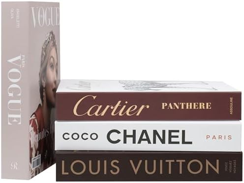 Luxe Large Decorative Book Set 4PCS