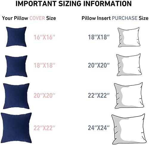 Leeden 18 x 18 Pillow Inserts Set of 2 - Cotton Cover