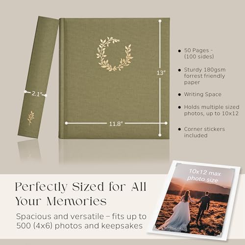 La Lente Premium Scrapbook Album 100 Pages 500 Photos