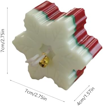 Festive Snowflake Christmas Candle With Box