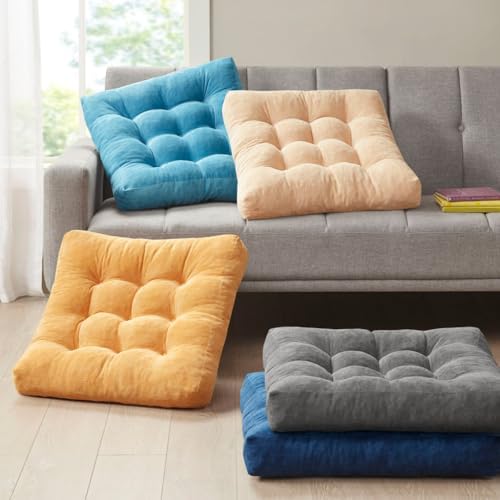 Degrees of Comfort Floor Pillow Set of 2 Grey