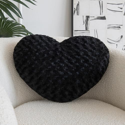 ZCNYCLAM Heart Pillow with Rose Design