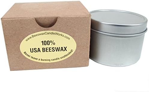 Beeswax Candle Works 4-Ounce Emergency Tin Candle