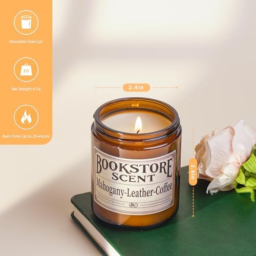 Book Lover Candle for Readers and Bookworms