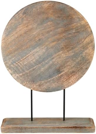 Eximious India Farmhouse Table Sculpture Mandala Decor 10 x 14