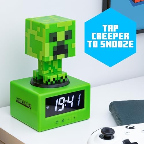 Paladone Minecraft Creeper Alarm Clock 1