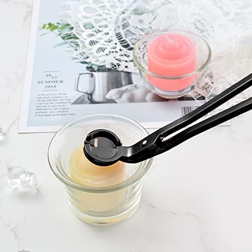 2pcs Matte Black Candle Wick Trimmer Set