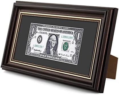 Space Art Deco 4x9 Dollar Bill Frame with Mat 1