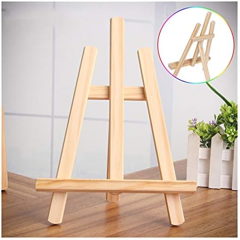 QIAOJUNMING 21x28cm Adjustable Wooden Easel