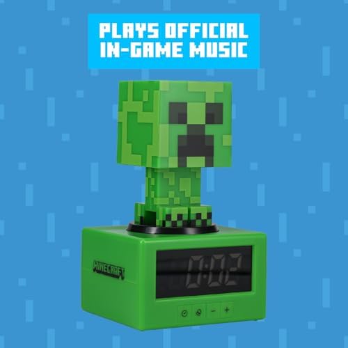 Paladone Minecraft Creeper Alarm Clock 1