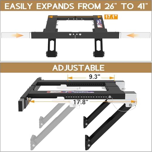 Adjustable Window AC Bracket No Drill 220 lbs