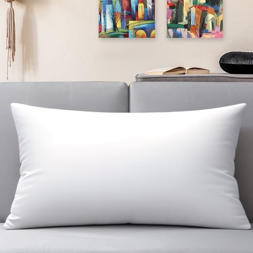 JIEITIVE Pillow Inserts - Hypoallergenic 100 Polyester Fillers