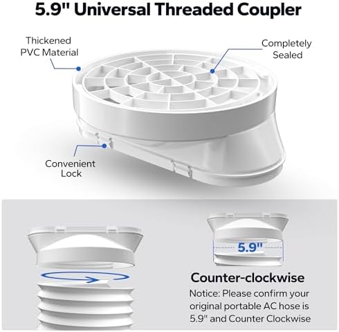 Cestluck Adjustable AC Window Vent Kit 17-63