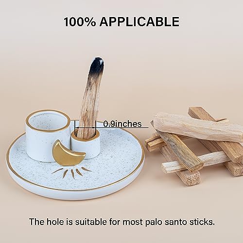 ZenBless Incense Candle Holder with Ash Tray - Gold