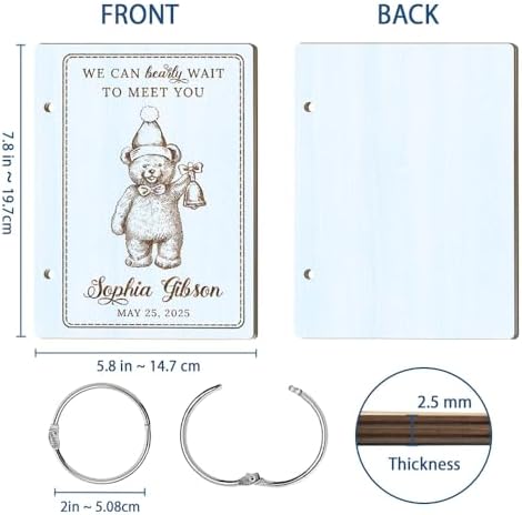 La Boda Personalized Card Album Keeper with Metal Buckles
