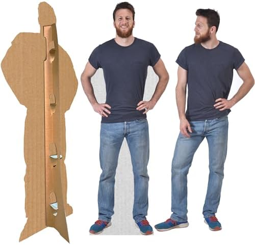 Custom Life-Size Cardboard Cutout - 1-6 ft Personalized Stand Up