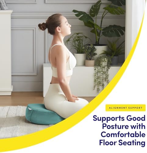 Sweet Home Meditation Cushion with Buckwheat Fill