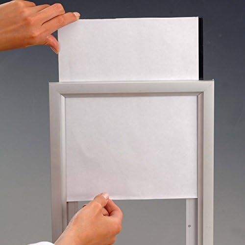 MT Displays Slide In Frame Silver 11x17 Inch Poster Holder