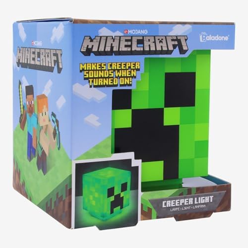 Paladone Minecraft Creeper Desk Light with Sounds
