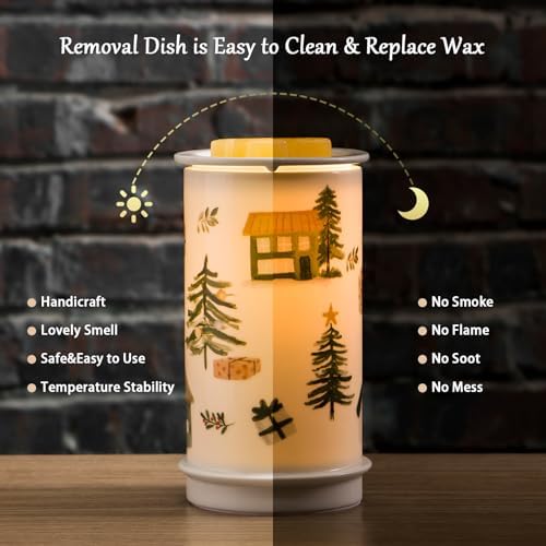 STAR MOON Ceramic Wax Melt Warmer for Scented Candles