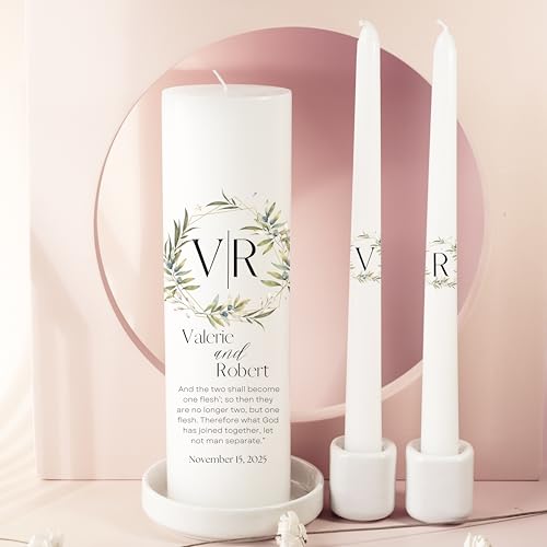 LIGHTIT STUDIO Unity Candles Wedding Set